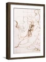 Study for the Turkish Bath-Jean-Auguste-Dominique Ingres-Framed Giclee Print