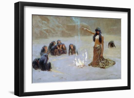 Study for 'The Unknown', 1912-John Charles Dollman-Framed Giclee Print