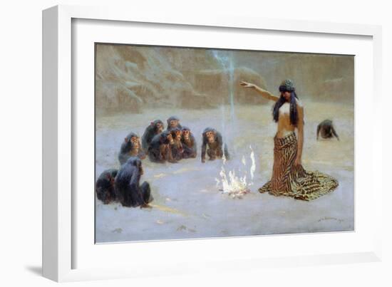 Study for 'The Unknown', 1912-John Charles Dollman-Framed Giclee Print