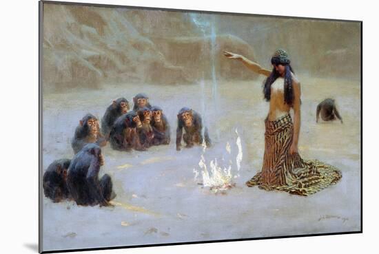 Study for 'The Unknown', 1912-John Charles Dollman-Mounted Giclee Print