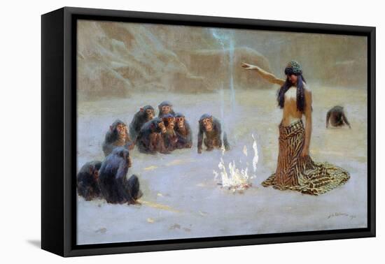 Study for 'The Unknown', 1912-John Charles Dollman-Framed Stretched Canvas