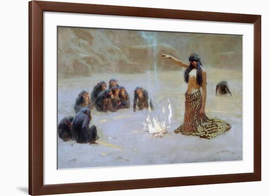 Study for 'The Unknown', 1912-John Charles Dollman-Framed Giclee Print