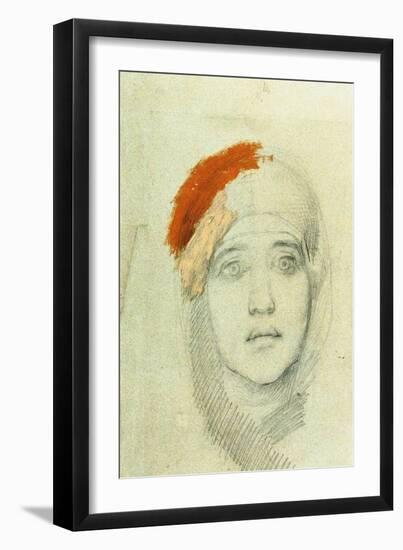 Study for the Virgin, 1884-Mikhail Aleksandrovich Vrubel-Framed Giclee Print