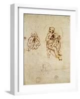 Study for the Virgin and Child, C.1478-1480-Leonardo da Vinci-Framed Giclee Print