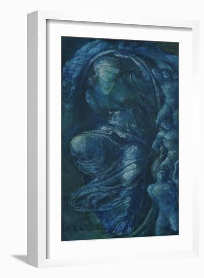 Study for the Wheel of Fortune, 1870-Edward Burne-Jones-Framed Giclee Print