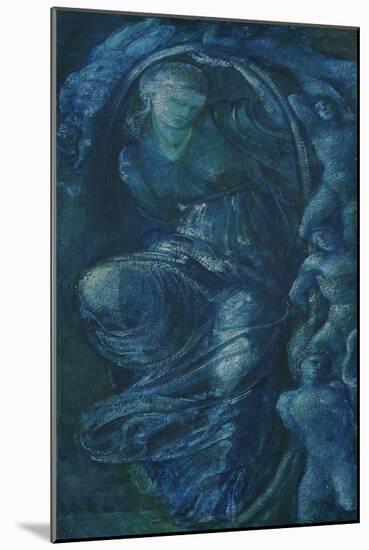 Study for the Wheel of Fortune, 1870-Edward Burne-Jones-Mounted Giclee Print