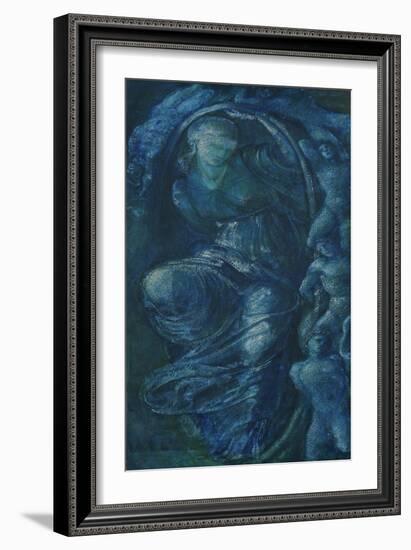 Study for the Wheel of Fortune, 1870-Edward Burne-Jones-Framed Giclee Print