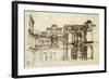 Study for Theatre in Palazzo Pitti in Florence-Pietro da Cortona-Framed Giclee Print