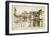 Study for Theatre in Palazzo Pitti in Florence-Pietro da Cortona-Framed Giclee Print