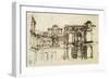 Study for Theatre in Palazzo Pitti in Florence-Pietro da Cortona-Framed Giclee Print