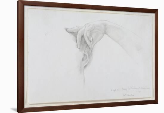 Study for 'Thermaie Antoniniane', 1899 (Pencil on Paper)-Sir Lawrence Alma-Tadema-Framed Giclee Print