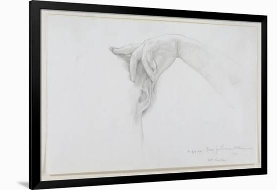 Study for 'Thermaie Antoniniane', 1899 (Pencil on Paper)-Sir Lawrence Alma-Tadema-Framed Giclee Print