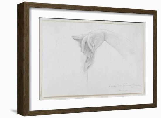 Study for 'Thermaie Antoniniane', 1899 (Pencil on Paper)-Sir Lawrence Alma-Tadema-Framed Giclee Print