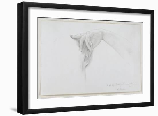 Study for 'Thermaie Antoniniane', 1899 (Pencil on Paper)-Sir Lawrence Alma-Tadema-Framed Giclee Print