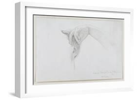 Study for 'Thermaie Antoniniane', 1899 (Pencil on Paper)-Sir Lawrence Alma-Tadema-Framed Giclee Print