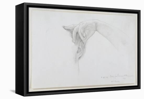 Study for 'Thermaie Antoniniane', 1899 (Pencil on Paper)-Sir Lawrence Alma-Tadema-Framed Stretched Canvas