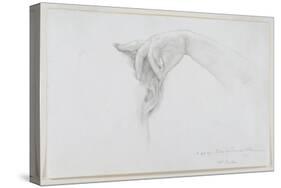 Study for 'Thermaie Antoniniane', 1899 (Pencil on Paper)-Sir Lawrence Alma-Tadema-Stretched Canvas