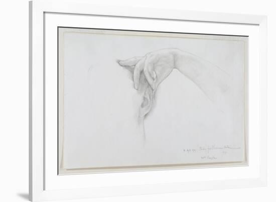 Study for 'Thermaie Antoniniane', 1899 (Pencil on Paper)-Sir Lawrence Alma-Tadema-Framed Giclee Print