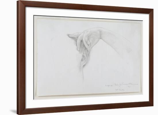 Study for 'Thermaie Antoniniane', 1899 (Pencil on Paper)-Sir Lawrence Alma-Tadema-Framed Giclee Print