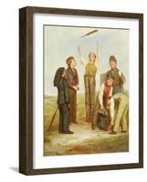 Study for 'Tossing for Innings', c.1841-Robert James-Framed Giclee Print