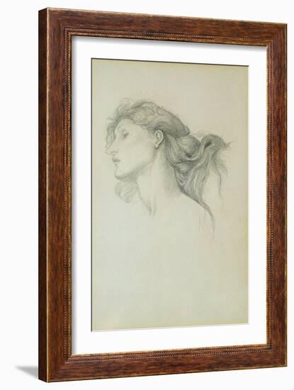 Study for Venus in 'Laus Veneris', 1878-Edward Burne-Jones-Framed Giclee Print