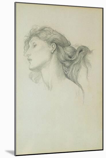 Study for Venus in 'Laus Veneris', 1878-Edward Burne-Jones-Mounted Giclee Print