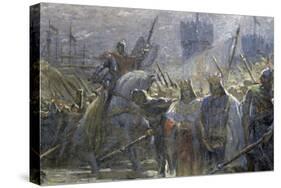 Study for Victory of Genoa over Aragon-Antonio Orazio Quinzio-Stretched Canvas