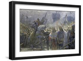 Study for Victory of Genoa over Aragon-Antonio Orazio Quinzio-Framed Giclee Print