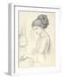 Study for 'Washing Hands', 1865-Dante Gabriel Charles Rossetti-Framed Giclee Print