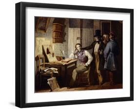 Study, France, 19th Century-Jules David-Framed Giclee Print