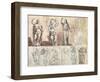 Study from Antique Models-Theodore Gericault-Framed Giclee Print