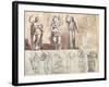 Study from Antique Models-Theodore Gericault-Framed Giclee Print