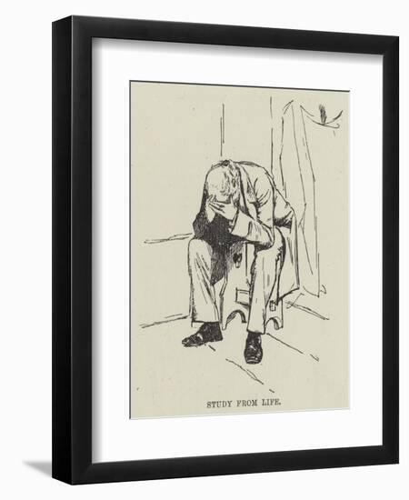 Study from Life-Charles Keene-Framed Giclee Print