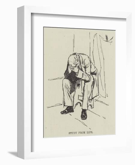 Study from Life-Charles Keene-Framed Giclee Print