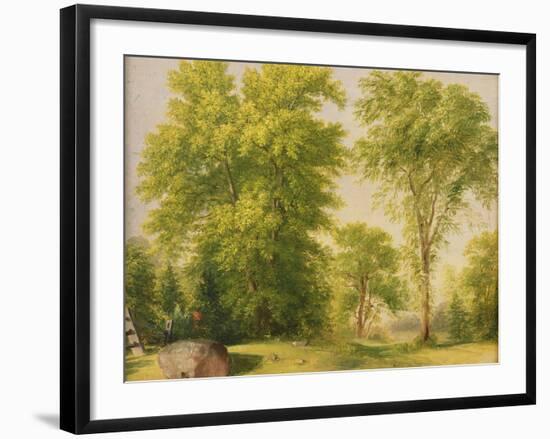 Study from Nature, Hoboken, New Jersey, C.1834-Asher Brown Durand-Framed Giclee Print