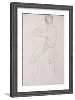 Study from the Life-William Mulready-Framed Giclee Print