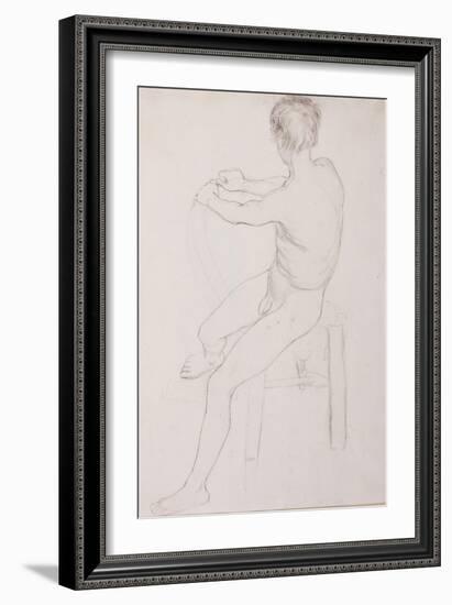 Study from the Life-William Mulready-Framed Giclee Print