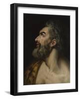 Study head of a bearded man, c.1565-Frans Floris-Framed Giclee Print