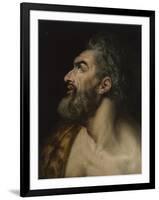 Study head of a bearded man, c.1565-Frans Floris-Framed Giclee Print