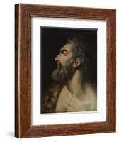 Study head of a bearded man, c.1565-Frans Floris-Framed Giclee Print