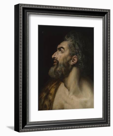 Study head of a bearded man, c.1565-Frans Floris-Framed Giclee Print