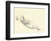 Study in Drapery, C1900-Henry Holiday-Framed Giclee Print