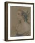 'Study in Pastel', 17th century-Peter Lely-Framed Giclee Print