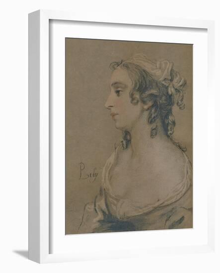 'Study in Pastel', 17th century-Peter Lely-Framed Giclee Print