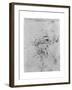 Study in Proportion of a Horse's Leg, Late 15th or Early 16th Century-Leonardo da Vinci-Framed Giclee Print