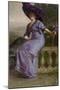 Study in Purple: Portrait of Gertrude McFarland, 1912-Theodore Wores-Mounted Giclee Print