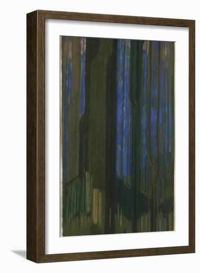 Study in Verticals-Frantisek Kupka-Framed Giclee Print