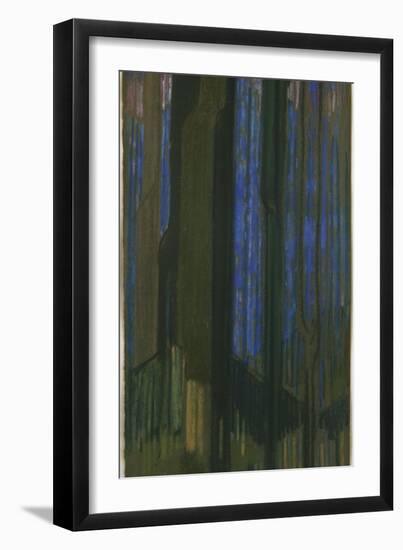 Study in Verticals-Frantisek Kupka-Framed Giclee Print