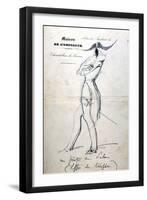 Study, La Maison De L'Empereur, C1823-1870-Prosper Merimee-Framed Giclee Print