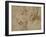 Study of a Back and Shoulder-Michelangelo Buonarroti-Framed Giclee Print